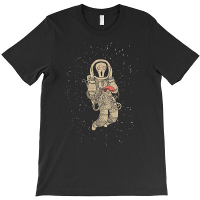 In Space No One Can Hear You Scream T-shirt Designed By Mdk Art