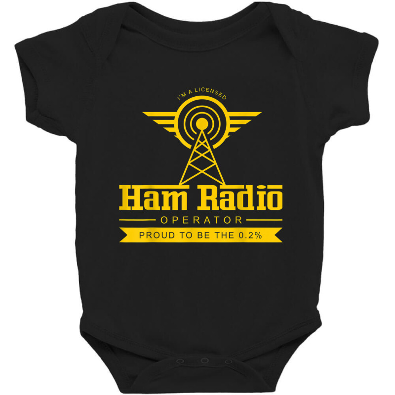 Ham Radio Operator Shirt  Cute Amateur Administrator Gift Baby Bodysuit by cm-arts | Artistshot