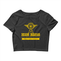 Ham Radio Operator Shirt  Cute Amateur Administrator Gift Crop Top | Artistshot