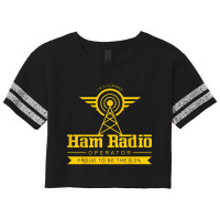 Ham Radio Operator Shirt  Cute Amateur Administrator Gift Scorecard Crop Tee | Artistshot