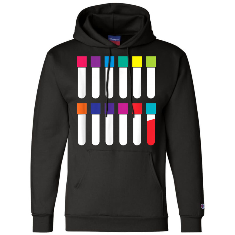 Test Tube Laboratory Phlebotomist Phlebotomy Doctor Gift Champion Hoodie | Artistshot