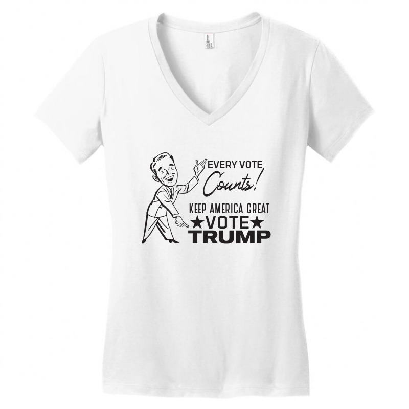 Every Vote Counts 2020 Women's V-Neck T-Shirt by tiococacola | Artistshot