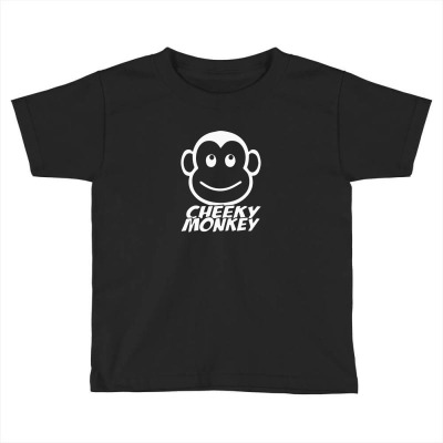 Cheeky Monkey Funny Toddler T-shirt Designed By Idah