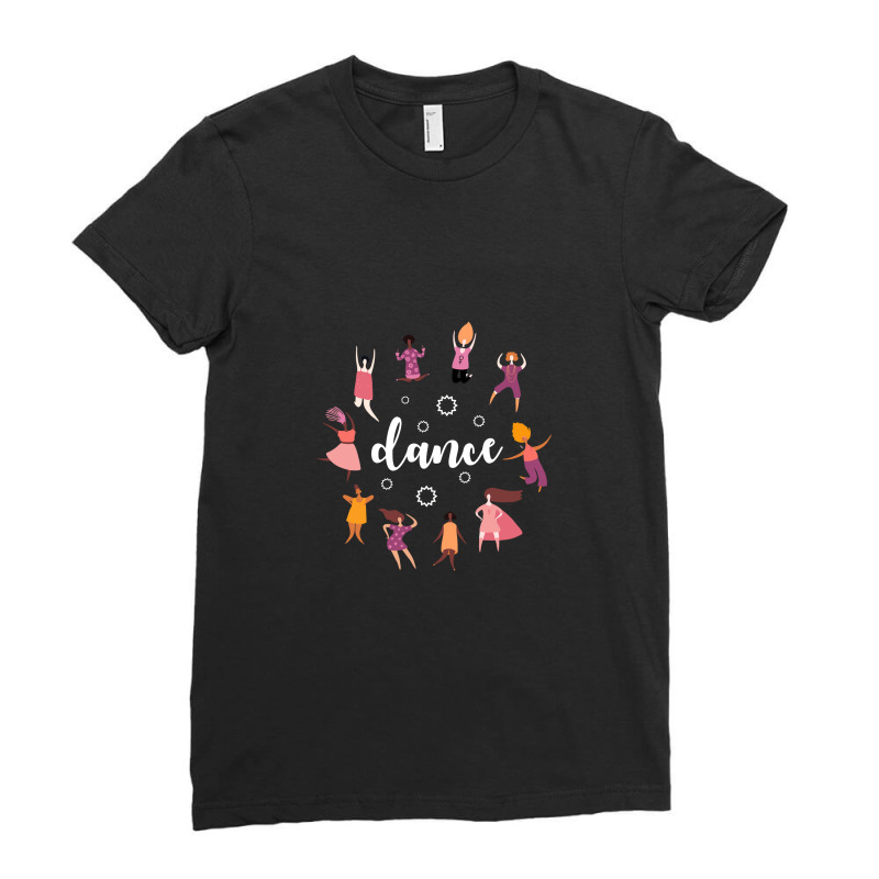 Girl Power Dance Girl Power Feminism Ladies Fitted T-Shirt by hatetheme | Artistshot