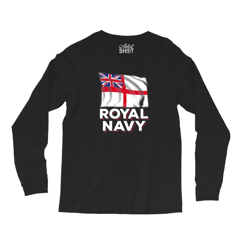 Royal Navy Sailor Britain Flag Union Jack Ensign Ship Long Sleeve Shirts | Artistshot