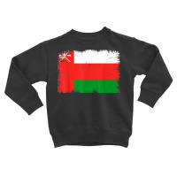 Vintage Oman Flag Omani Independence Day T Shirt Toddler Sweatshirt | Artistshot