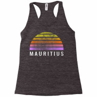 Throwback Sunset Vintage Mauritius Shirt Racerback Tank | Artistshot