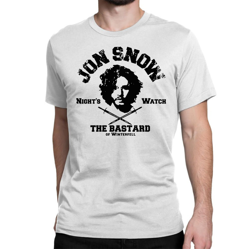 John Snow The Bastard [tw] Classic T-shirt by cm-arts | Artistshot