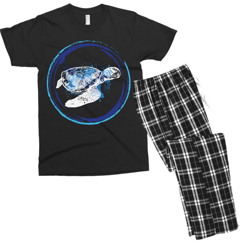 Sea Turtle Ocean Animal, Sea Turtle, Ocean Animal, Sea Turtle Ocean An Men's T-shirt Pajama Set | Artistshot