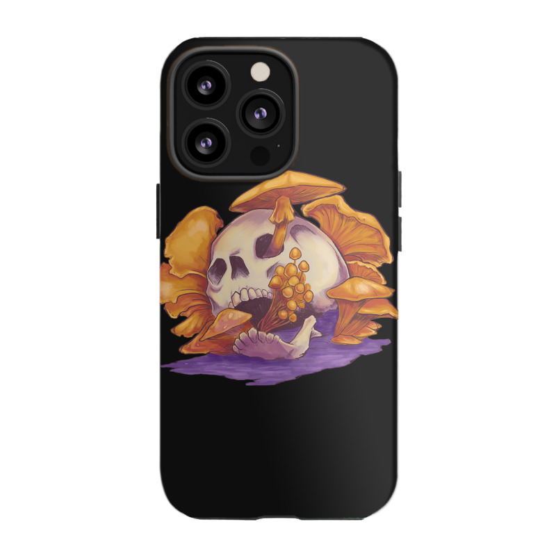 Skull Shrooms, Skull Shrooms Vintage, Skull Shrooms Painting, Skull, S Iphone 13 Pro Case | Artistshot