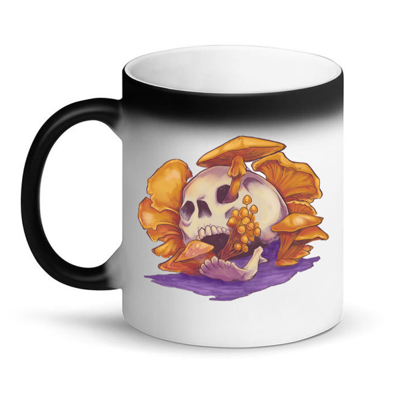 Skull Shrooms, Skull Shrooms Vintage, Skull Shrooms Painting, Skull, S Magic Mug | Artistshot