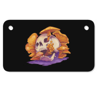 Skull Shrooms, Skull Shrooms Vintage, Skull Shrooms Painting, Skull, S Motorcycle License Plate | Artistshot