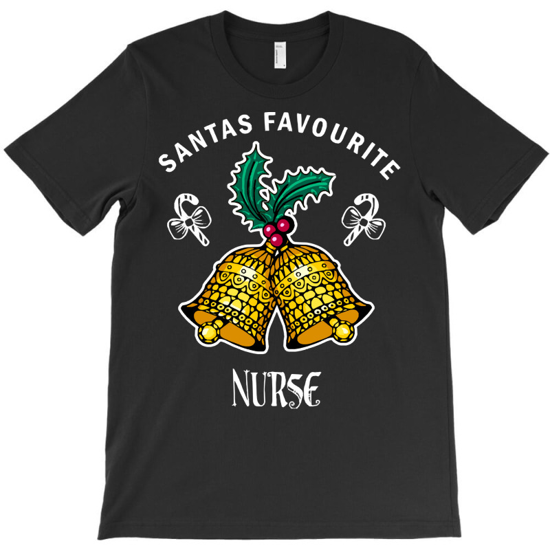 Santas Favourite Nurse Shirt Funny Santa Christmas Tshirt Boy Girl Hol T-shirt | Artistshot