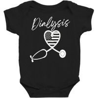 Dialysis Technician Nurse   Kidney Heartbeat Sweatshirt Baby Bodysuit | Artistshot