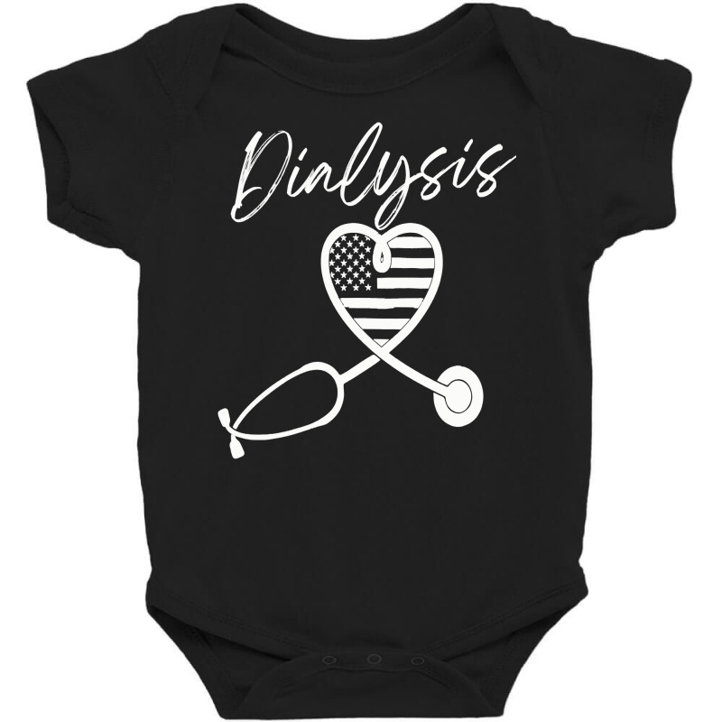 Dialysis Technician Nurse   Kidney Heartbeat Sweatshirt Baby Bodysuit by cm-arts | Artistshot