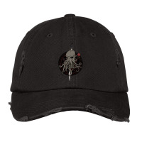 The Cthulhu Red Rose, The Cthulhu, The Savage Cthulhu, The Fierce Cthu Vintage Cap | Artistshot