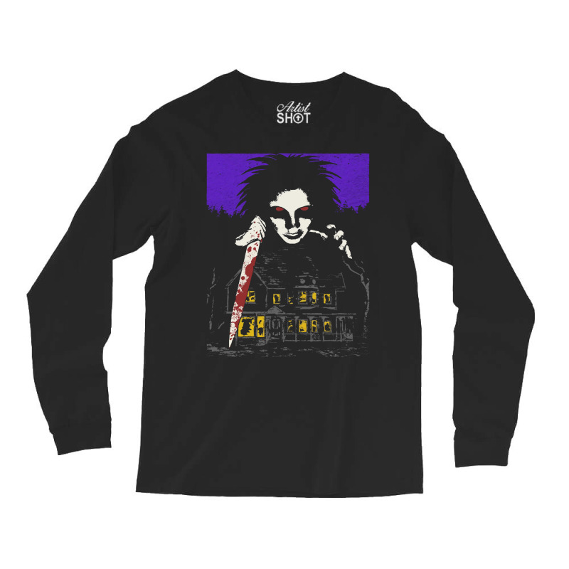 Scary House T Shirt Long Sleeve Shirts | Artistshot