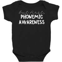 But First Phonemic Awareness Tee Science Of Reading Teacher T Shirt Baby Bodysuit | Artistshot