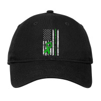 Distressed Donate Life Usa Flag Organ Kidney Donor Ribbon Adjustable Cap | Artistshot