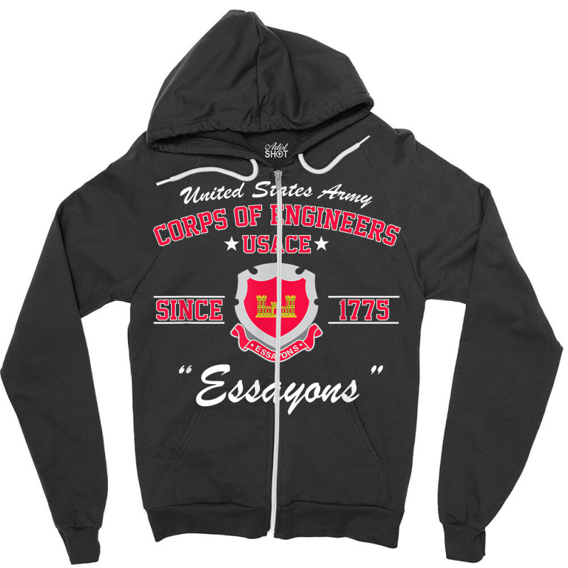 Us Army Corps Of Engineers (usace)s Zipper Hoodie | Artistshot