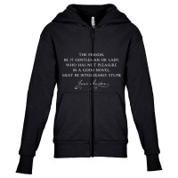 Pleasure In A Good Novel   Funny Jane Austen Gift T Shirt Youth Zipper Hoodie | Artistshot