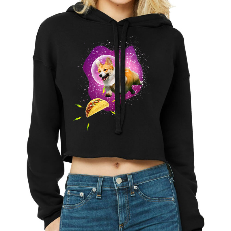 Corgi Tshirt Cropped Hoodie | Artistshot