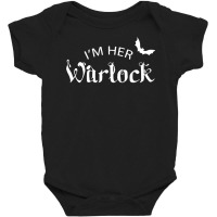 Mens Her Warlock Witch Halloween Matching Couples Costumes Baby Bodysuit | Artistshot