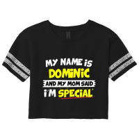 Dominic T Shirt My Mom Said I'm Special Scorecard Crop Tee | Artistshot