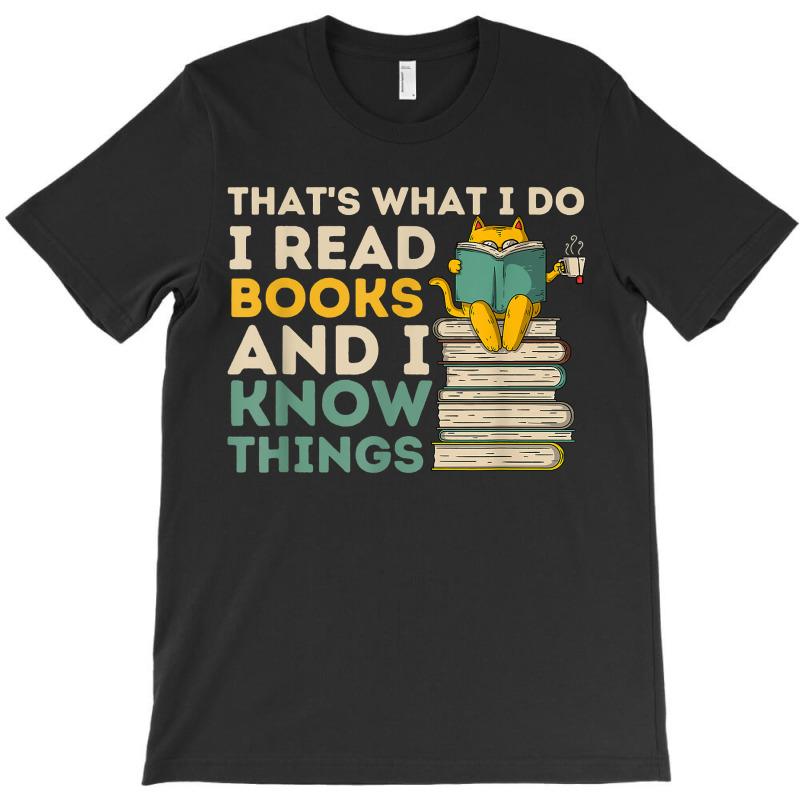 That's What I Do Reading Cat - Funny Book & Cat Lover T-shirt | Artistshot