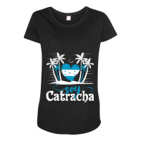 Soy Catracha For Hondurans - Honduras Flag Gift Girl Maternity Scoop Neck T-shirt | Artistshot