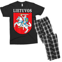 Lietuvos Emblem Lithuanian Coat Of Arms National Pride T Shirt Men's T-shirt Pajama Set | Artistshot