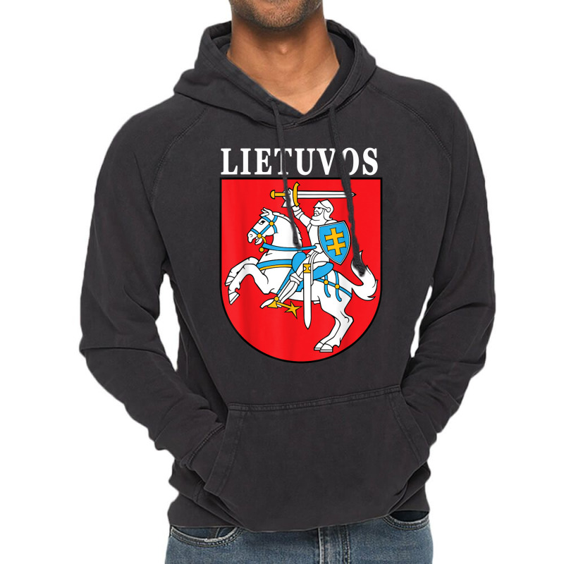 Lietuvos Emblem Lithuanian Coat Of Arms National Pride T Shirt Vintage Hoodie by cm-arts | Artistshot