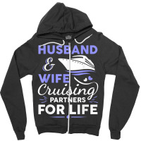 Funny Cruising Design For Husband Wife Couples Cruise Ship T Shirt Zipper Hoodie | Artistshot