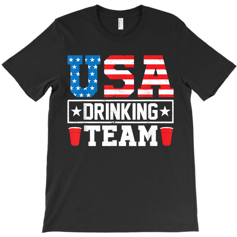 Usa Drinking Team Funny Drinking Beer Lover T-shirt | Artistshot