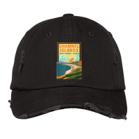 Channel Islands California Wpa National Parks Poster Retro T Shirt Vintage Cap | Artistshot