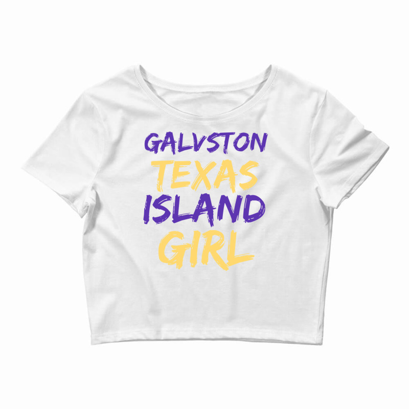 Galveston Island Apparel For Girls Boi Of Galveston Texas Pullover Hoo Crop Top by cm-arts | Artistshot