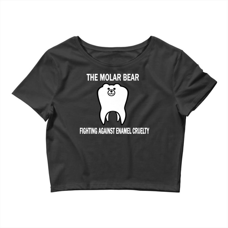 The Molar Bear Fighting Against Enamel Cruelty Shirt Premium T Shirt Crop Top by cm-arts | Artistshot