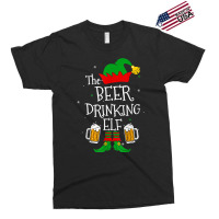 The Beer Drinking Elf Matching Family Drinker Merry Xmas Day Exclusive T-shirt | Artistshot