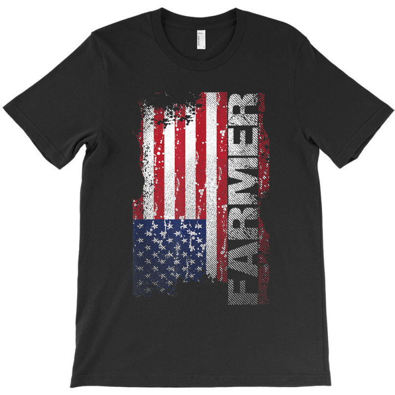 Usa Flag Farmer, American Farmers Tee Patriotic Gift T-shirt | Artistshot