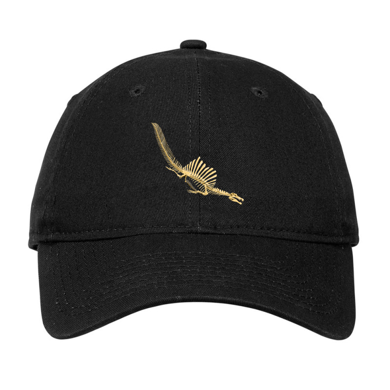 Spinosaurus Aegyptiacus, Skeleton Diving, Spinosaurus, Aegyptiacus, Sk Adjustable Cap | Artistshot