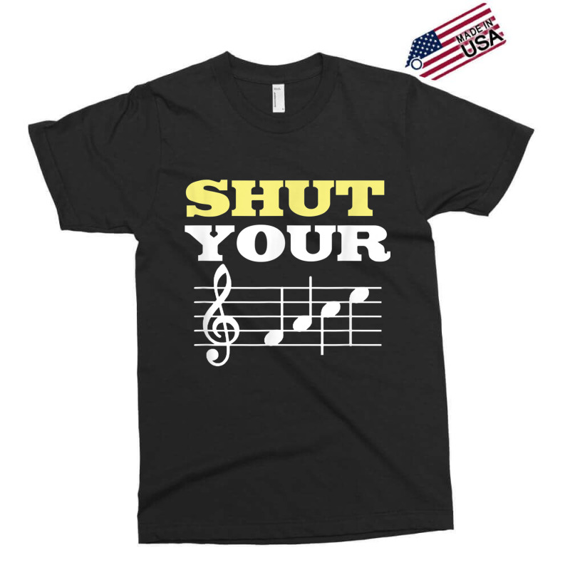 Shut Your Face Humor Piano Shirt For Pianist Exclusive T-shirt | Artistshot