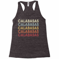 Calabasas California Calabasas Ca Retro Vintage Text Long Sleeve T Shi Racerback Tank | Artistshot