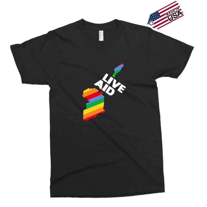 Live Aid Rainbow Exclusive T-shirt by cm-arts | Artistshot