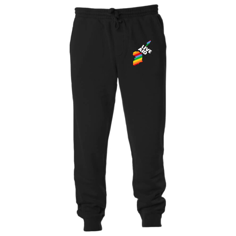 Live Aid Rainbow Unisex Jogger by cm-arts | Artistshot