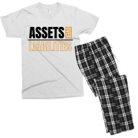 Assets Over Liabilities Men's T-shirt Pajama Set | Artistshot