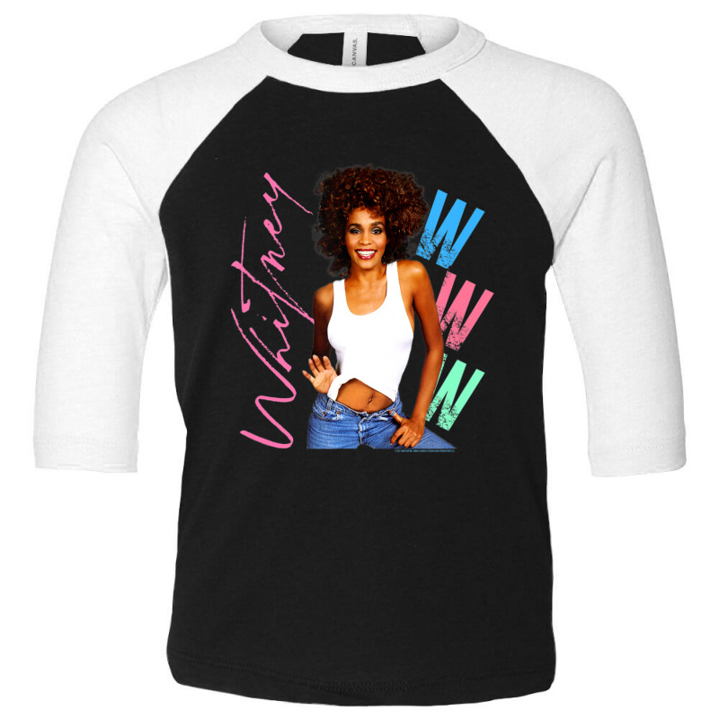 Whitney Houston I Wanna Dance With Somebody Toddler 3/4 Sleeve Tee | Artistshot