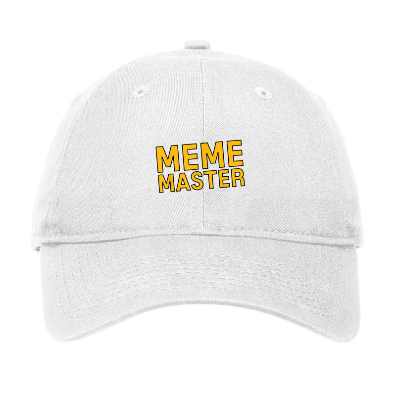 Meme Master Internet Themed Current Culture Tee Adjustable Cap | Artistshot