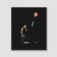 Zombie 1 Portrait Canvas Print | Artistshot