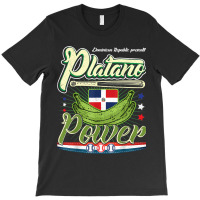 Dominican Republic Platano Power Baseball Dr Flag T-shirt | Artistshot