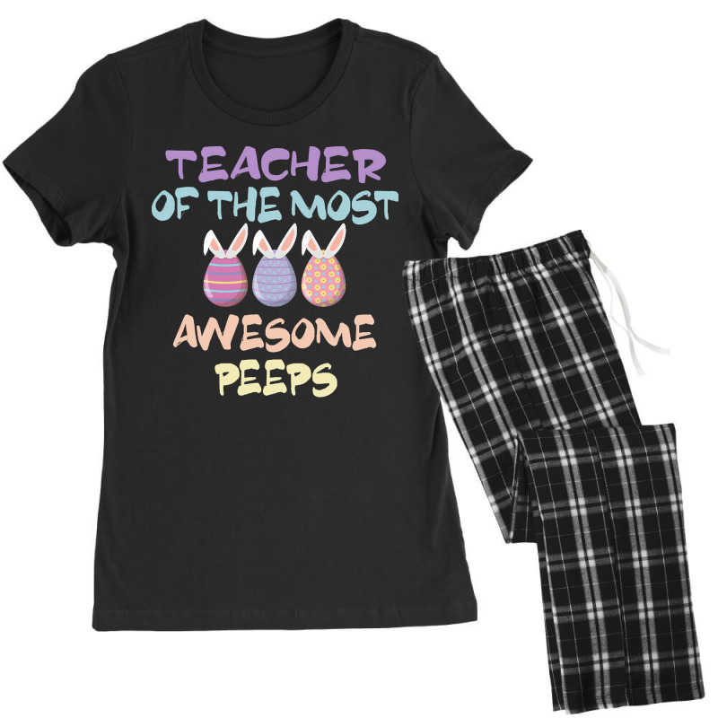 Teacher Of The Most Awesome Peeps, Teacher, Dedicated Teacher, Devoted Women's Pajamas Set by SHTULIPS | Artistshot